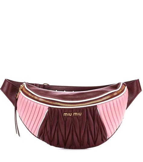 miu miu matelassé belt bag|miu michael bags for women.